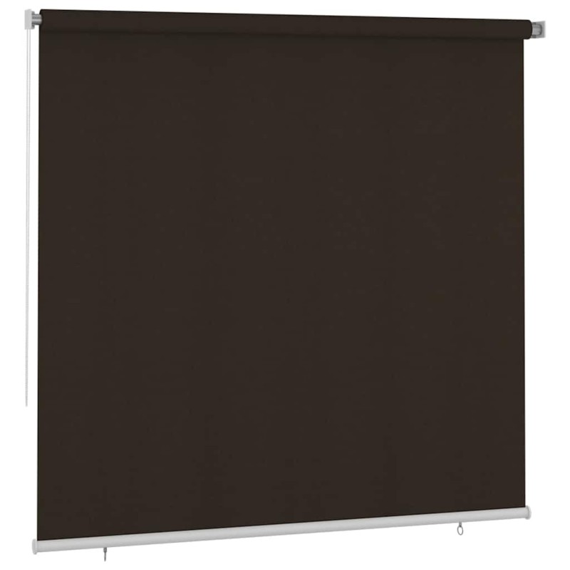 Store roulant d'extérieur 245 (l) x 230 (H) cm marron 636260636260