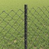 Clôture grillagée avec poteau 25 x 0,6 m Acier recouvert de PVC 636270636270