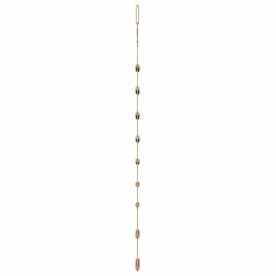 Sapins de Noël suspendus avec étoiles supérieures 2 pièces 55 x 120 cm Branche naturelle 636273636273