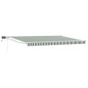 Store rétractable manuel avec LEDs Vert et blanc 4 × 3 m 636282636282