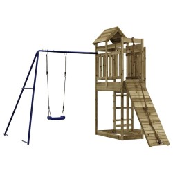 Aire de jeux d'extérieur bois de pin imprégné 636286636286