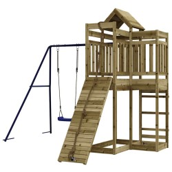 Aire de jeux d'extérieur bois de pin imprégné 636286636286