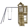 Aire de jeux d'extérieur bois de pin imprégné 636286636286