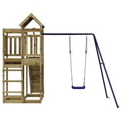 Aire de jeux d'extérieur bois de pin imprégné 636286636286