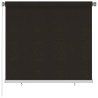 Store roulant d'extérieur 165 (l) x 140 (H) cm HDPE marron 636293636293