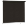Store roulant d'extérieur 165 (l) x 140 (H) cm HDPE marron 636293636293