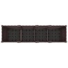Jardinière avec Roues Marron 160 x 40 x 44 cm PP 636298636298