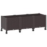 Jardinière avec Roues Marron 120 x 40 x 44 cm PP 636302636302