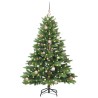 Sapin de Noël artificiel avec 150 LED Vert 150 cm PE et PVC 636306636306
