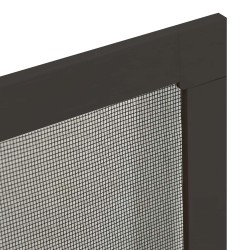 Écran anti-insectes pour fenêtres Anthracite 130 x 150 cm 636308636308