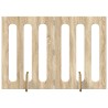 Clôture pliable pour animaux 2 pcs Chêne Sonoma 636337636337