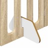 Clôture pliable pour animaux 2 pcs Chêne Sonoma 636337636337