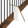 Porte de chien pliable avec supports 2 pcs Chêne fumé 200,5 cm 636371636371
