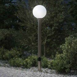 Borne lumineuse avec sortie 120 cm en acier inoxydable IP44 636372636372
