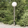 Borne lumineuse avec sortie 120 cm en acier inoxydable IP44 636372636372