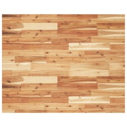 Dessus de table rectangulaire 100x80x2 cm bois massif d'acacia 636379636379