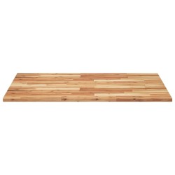 Dessus de table rectangulaire 100x80x2 cm bois massif d'acacia 636379636379