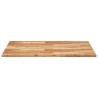 Dessus de table rectangulaire 100x80x2 cm bois massif d'acacia 636379636379
