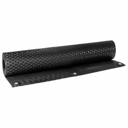 Écran de Balcon avec Œillets Noir 636381636381