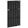 Porte de Jardin 100 x 180 cm WPC et Aluminium Noir 636416636416