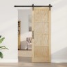 Porte intérieure Naturel 73,5 x 211 cm Contreplaqué 636418636418