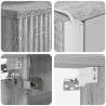 Ensemble d'armoire de salle de bain 4 pcs Sonoma gris 636426636426