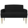 Canapé love seat avec capitonnage en boutons Noir Tissu 636429636429