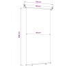 Store latéral de balcon 117 x 250 cm 100% polyester fer acier 636430636430