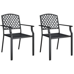 Ensemble à manger de jardin 3 pcs anthracite acier 636432636432