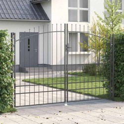 Porte Double Woerden Gris 299,5 x 249,5 cm Acier 636433636433