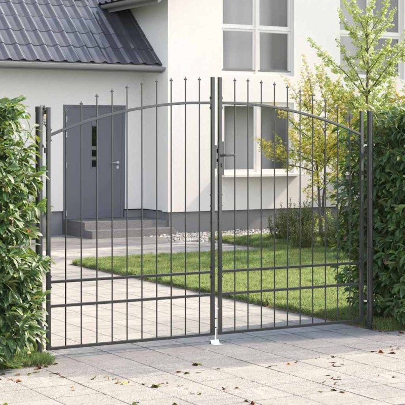Porte Double Woerden Gris 299,5 x 249,5 cm Acier 636433636433