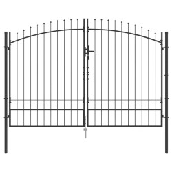 Porte Double Woerden Gris 299,5 x 249,5 cm Acier 636433636433