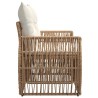 Canapé de jardin 2-Nombre de places Beige polyrotin 636435636435