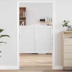 Portes battantes Blanc 90 x 50 cm Bois de pin massif 636436636436