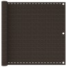 Écran de balcon Marron 90x300 cm PEHD 636444636444