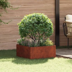 Bordure de Pelouse 60 x 60 x 35 cm Acier Rouillé 636452636452