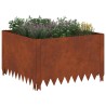 Bordure de Pelouse 60 x 60 x 35 cm Acier Rouillé 636452636452