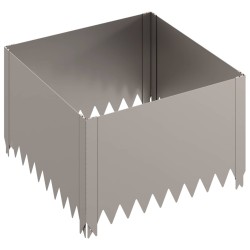 Bordure de Pelouse 60 x 60 x 35 cm Acier Rouillé 636452636452