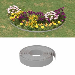 Bordures 25 m 10 cm PE Gris 636453636453
