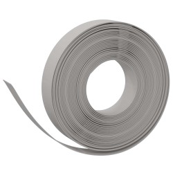 Bordures 25 m 10 cm PE Gris 636453636453