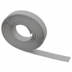 Bordures 25 m 10 cm PE Gris 636453636453