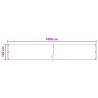 Écran de balcon Anthracite 120 x 1000 cm HDPE et Aluminium 636457636457