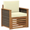 Sofa de milieu extérieur Naturel 636464636464