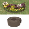 Bordures 25 m 20 cm PE Marron 636465636465