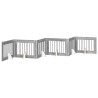 Porte de chien pliable avec supports 6 pcs Sonoma gris 482 cm 636468636468
