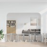 Porte de chien pliable avec supports 6 pcs Sonoma gris 482 cm 636470636470