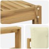 Ensemble de canapés d'extérieur 4 pcs Blanc et crème Polyester 636479636479
