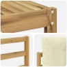 Ensemble de canapés d'extérieur 4 pcs Blanc et crème Polyester 636491636491