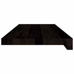 Marches d'escalier 16 pcs brun-noir 70x25x2 cm chêne massif 636498636498