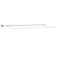 Cadre d'auvent Blanc 600 × 300 cm Aluminium 636508636508